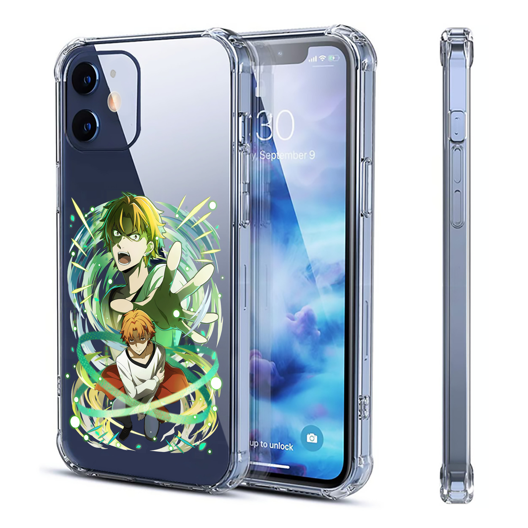（画像用） 文豪ストレイドッグス Bungo Stray Dogs 【iPhone 12シリーズ対応】透明スマホケース（クリアソフトケース）